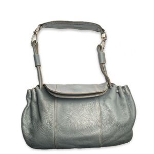 Carla Mancini Boho Pebbled Leather Shoulder Bag